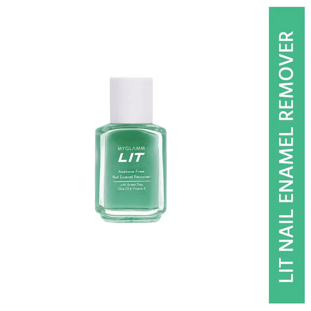 Myglamm Lit Acetone Free Nail Enamel Remover 30Ml
