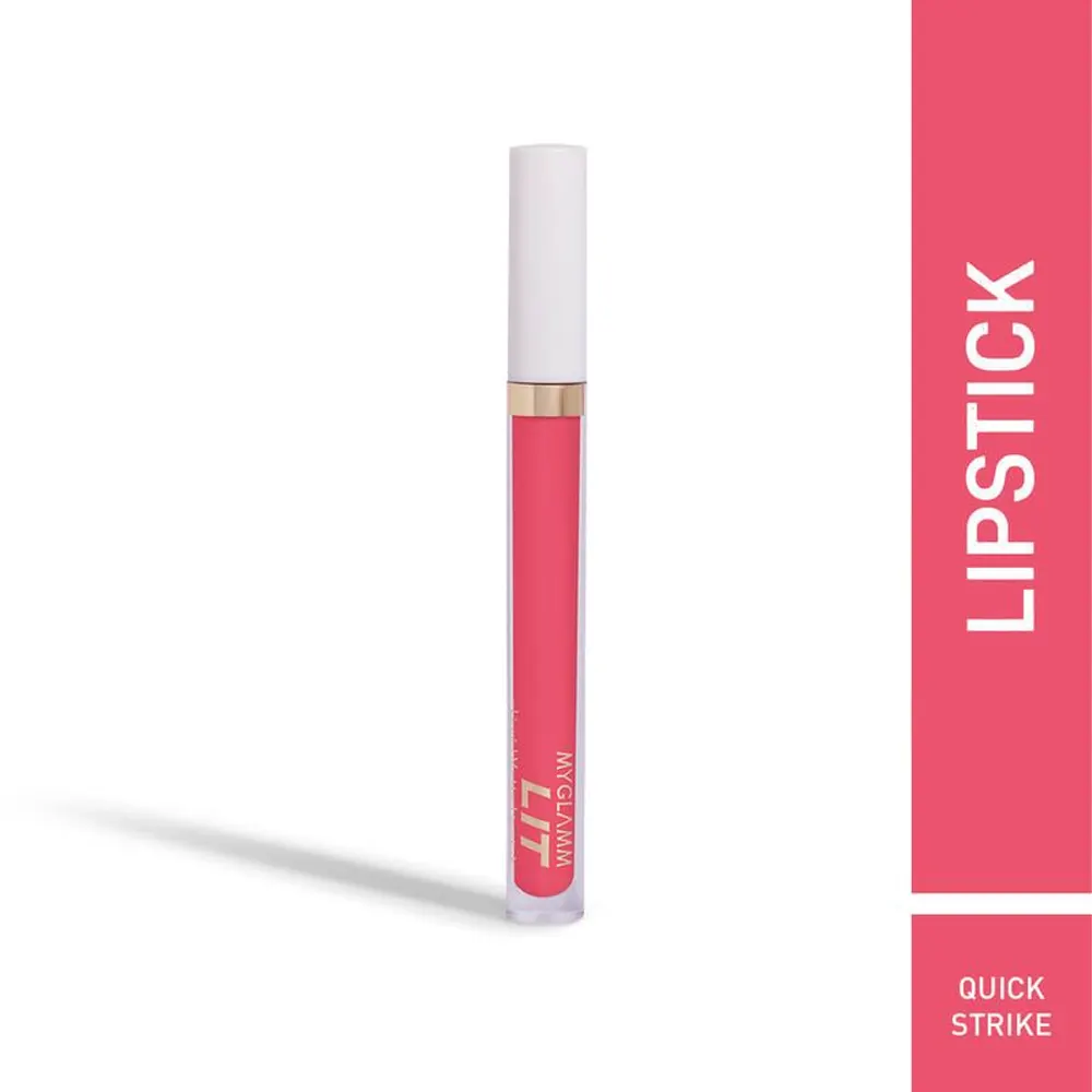 Myglamm Lit Liquid Matte Lipstick Lm 42 Quick Strike 3Ml