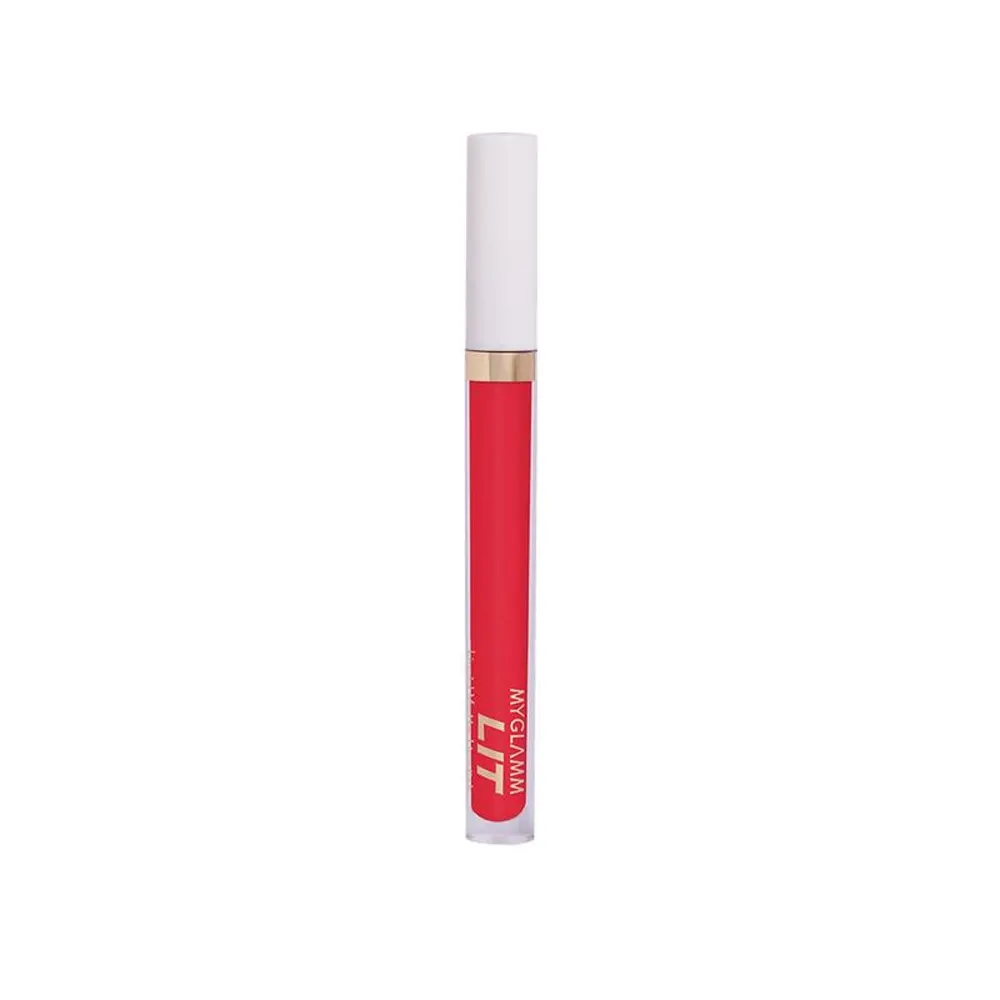 Myglamm Lit Liquid Matte Lipstick Lm 55 Super Fire 3Ml