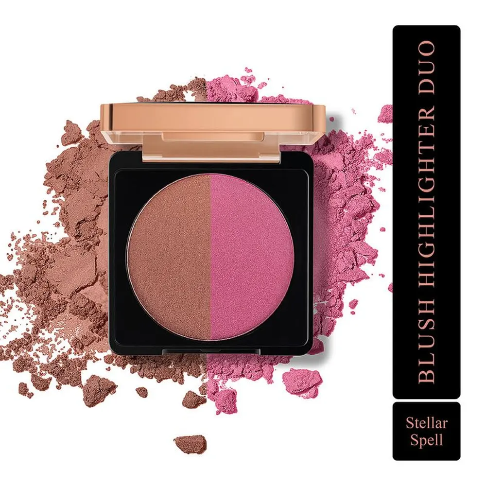 Myglamm Illuminating Blush Highlighter Duo Stellar Spell 1N