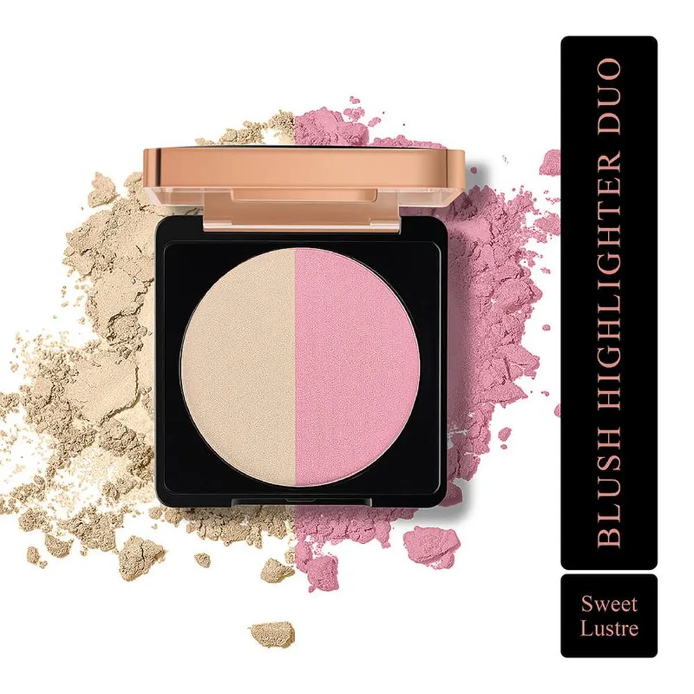 Myglamm Illuminating Blush Highlighter Duo Sweet Lusture 1N