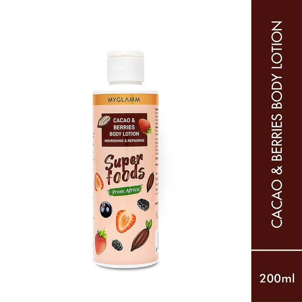 Myglamm Super Foods Cacao And Berries Body Lotion 200Ml