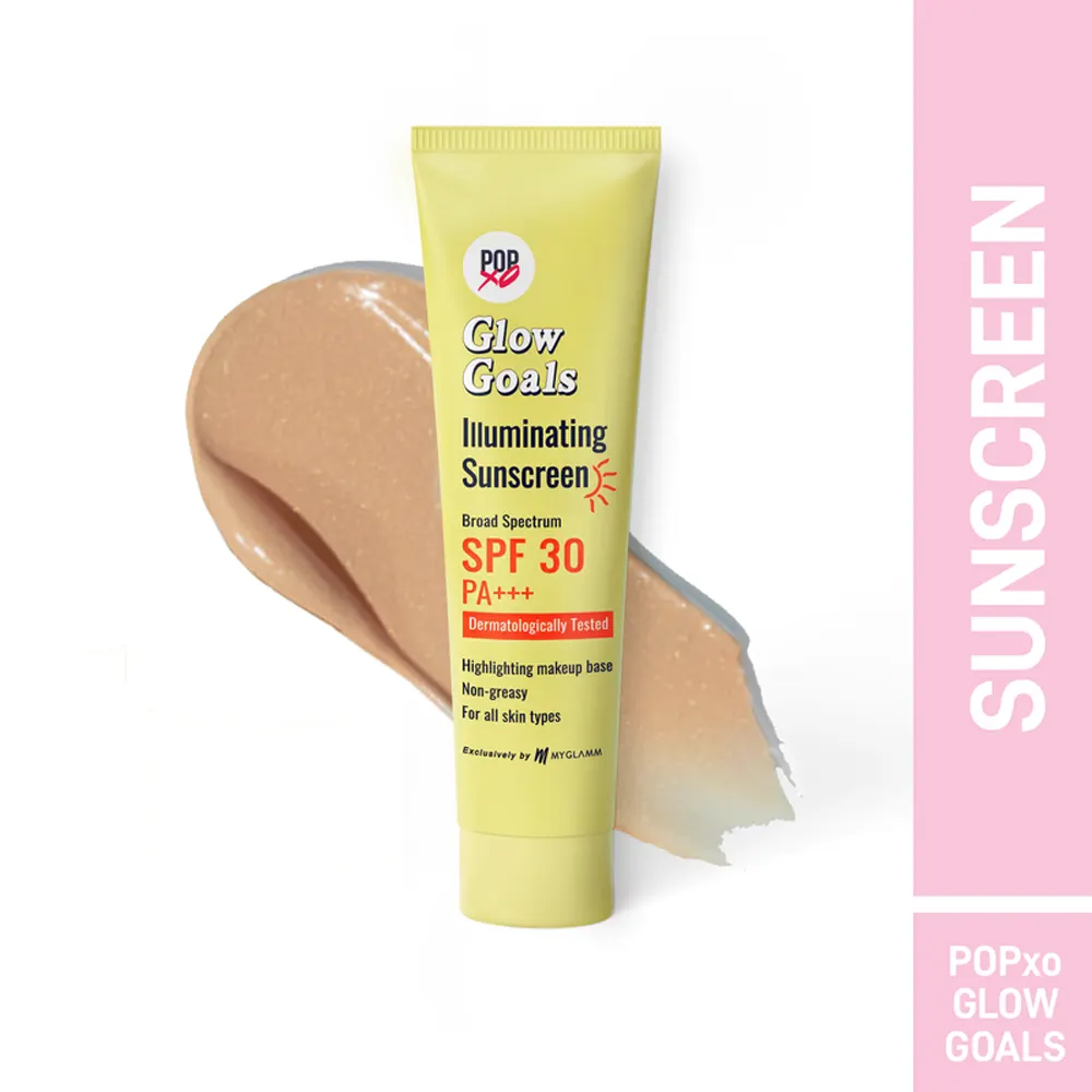 Myglamm Popxo Glow Goals Illuminating Sunscreen Spf30 Pa 30G