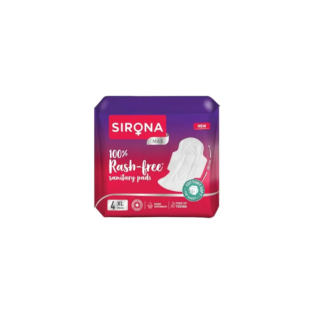 Sinora Max 00% Rash Free Sanitary Pads 4Xl+