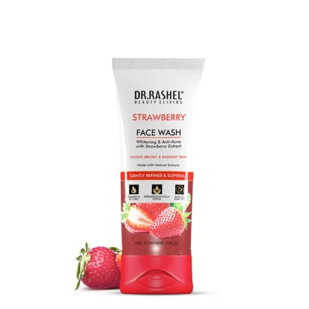 Dr Rashel Strawberry Face Wash Unclogs Pores & Radiant Skin 100Ml