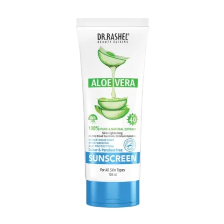 Dr Rashel Aloe Vera Sunscreen Uva Uvb Spf 40 Pa+++ Ultra Hydrating For All Skin Types 100Ml