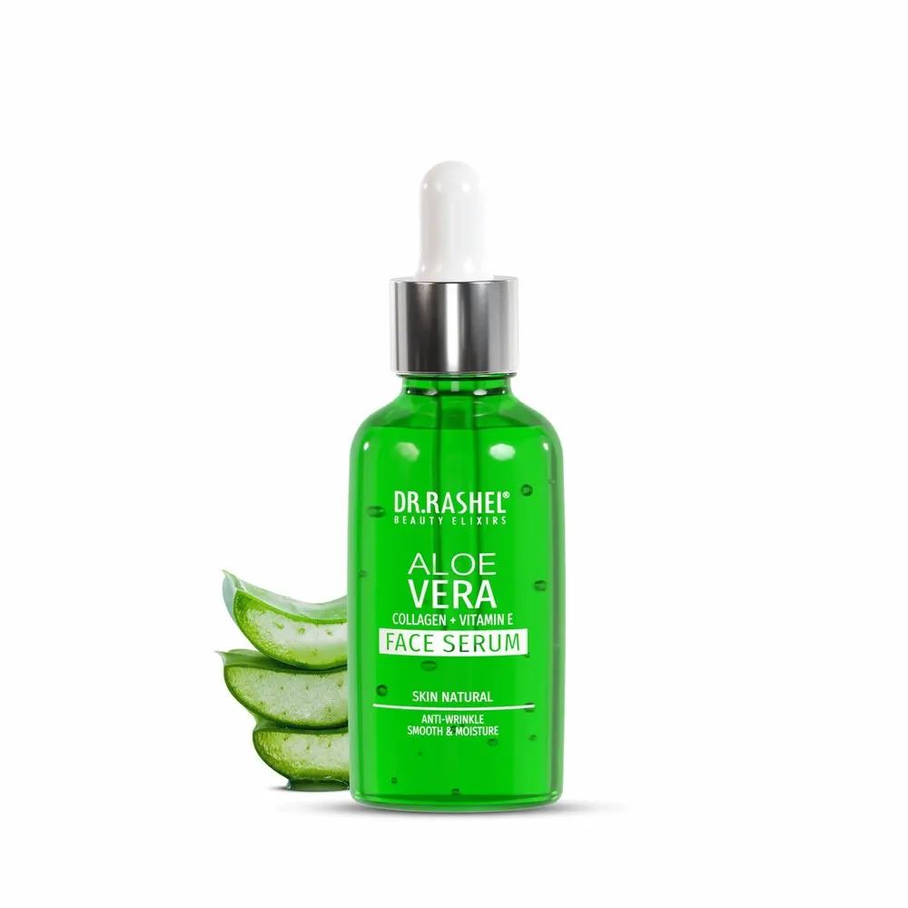 Dr Rashel Aloe Vera Collagen + Vitamin E Face Serum Skin Natural 30Ml