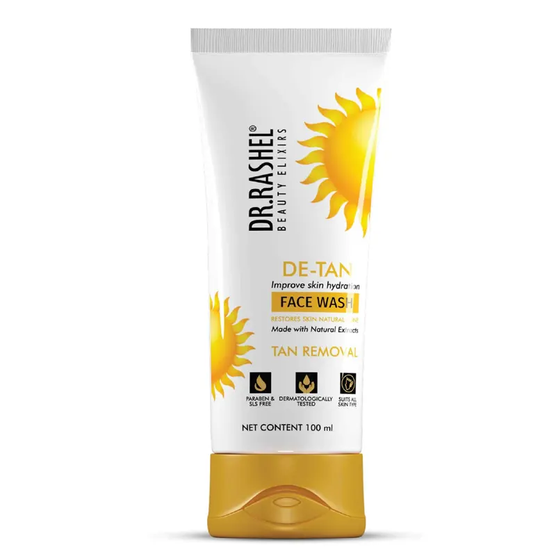 Dr Rashel De-Tan Face Wash Improve Skin Hydration Tan Removal 100G