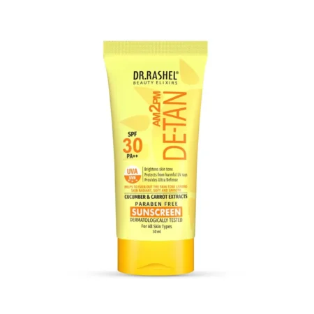 Dr Rashel Am 2 Pm De-Tan Sunscreen Cucumber & Carrot Extract Spf30 100Ml