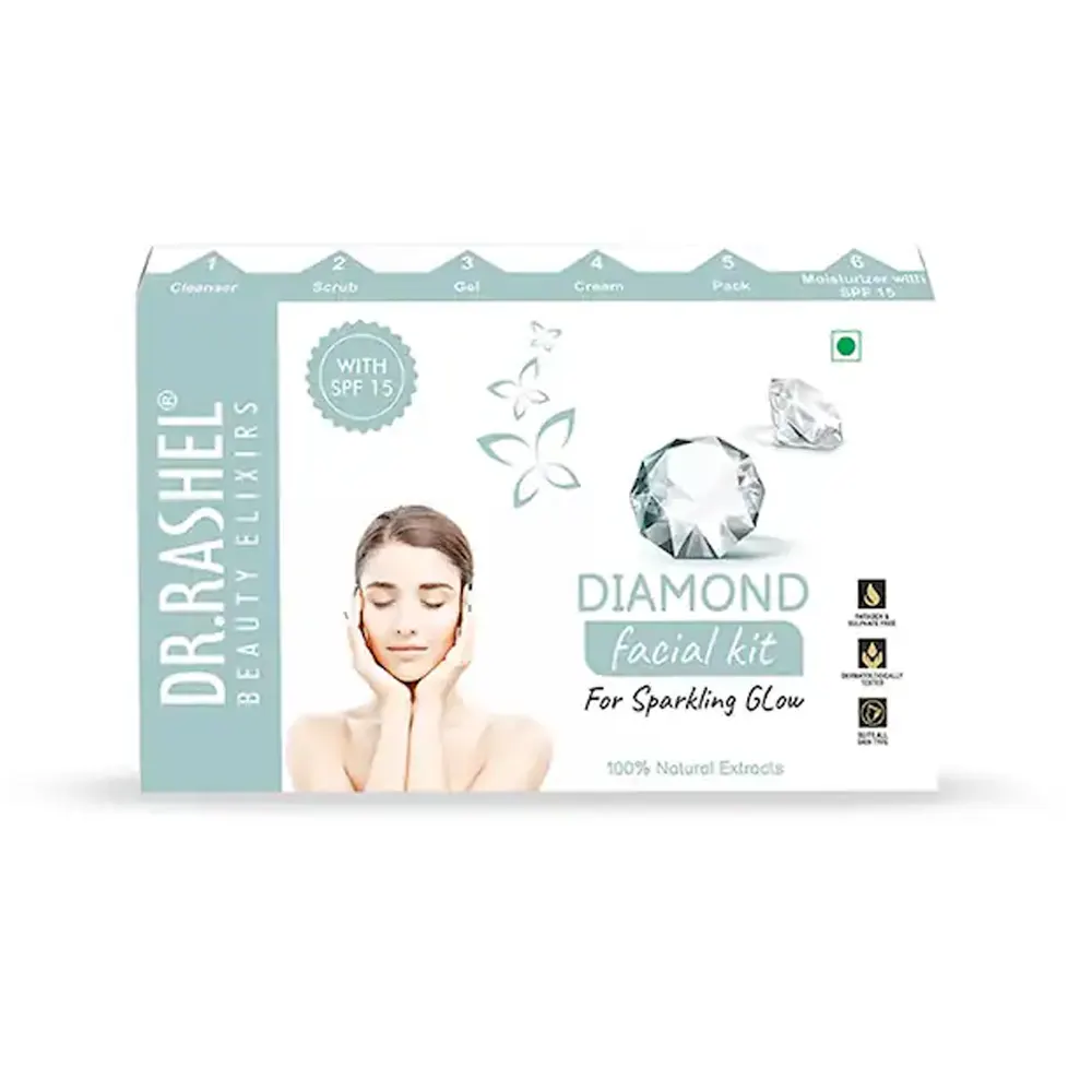 Dr Rashel Diamond Facial Kit For Sparkling Glow With Spf15 1U