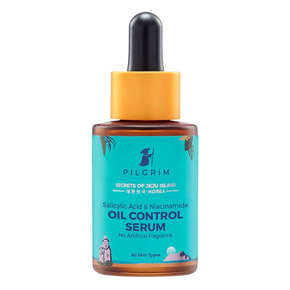 Pilgrim Secrets Of Jeju Island Oil Control Serum Salicylic Acid & Niacinamide Oily & Acne Prone Skin 30Ml