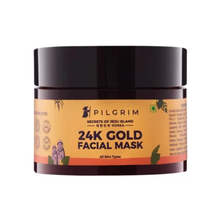 Pilgrim Secrets Of Jeju Island 24K Gold Facial Mask All Skin Types 50G
