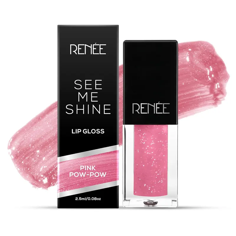 Renee See Me Shine Lip Gloss Pink Pow Wow 2.5Ml