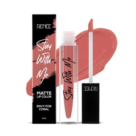 Renee Stay With Me Matte Lip Color Envy For Coral 5Ml