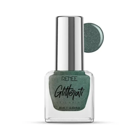 Renee Glitterati Nail Paint Enchanted Fern 10Ml
