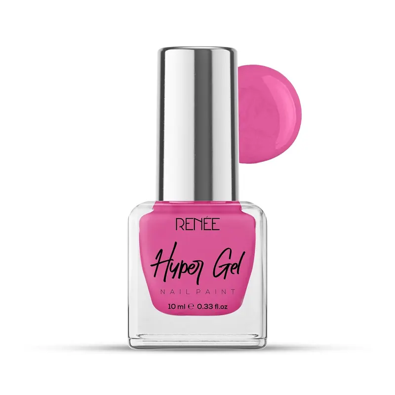 Renee Hyper Gel Nail Paint Haute Pink 10Ml
