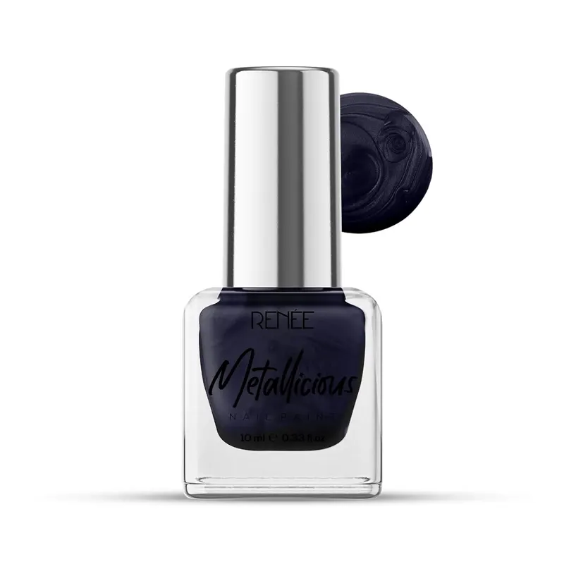Renee Metalicious Nail Paint Navy Nebula 10Ml