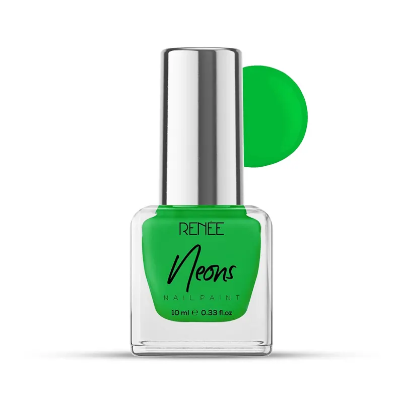 Renee Neons Nail Paint Green Gush 10Ml