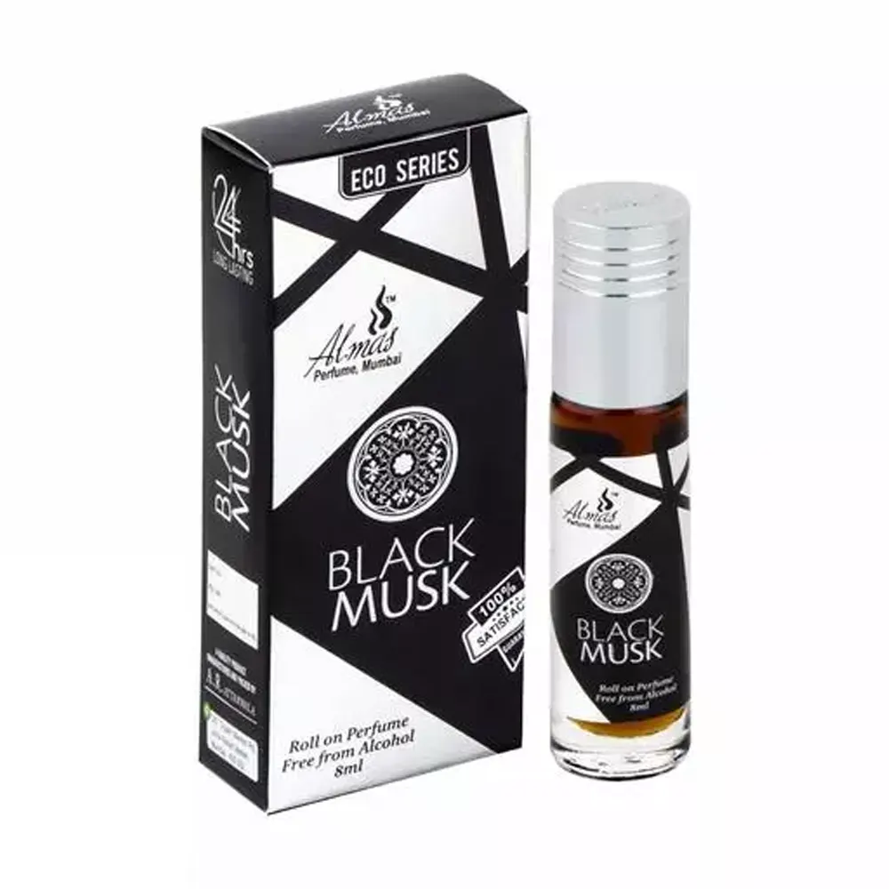 Almas Black Musk Roll On Perfume 8Ml