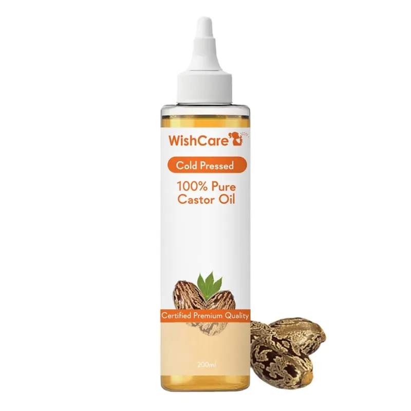 Wishcare Cold Pressed 100% Pure Castor Oil 200Ml