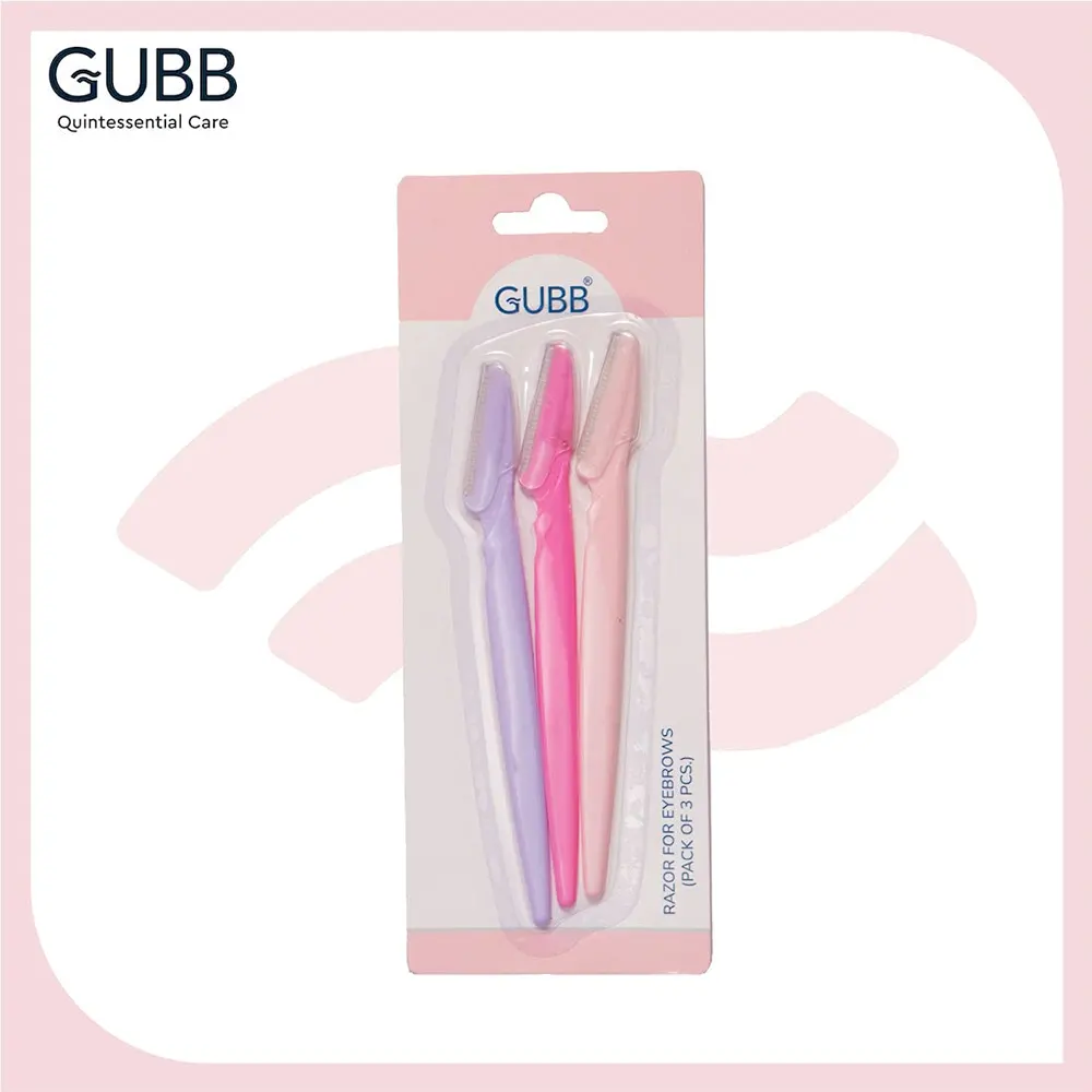 Gubb Eyebrow Razor Pack Of 3 In 1N
