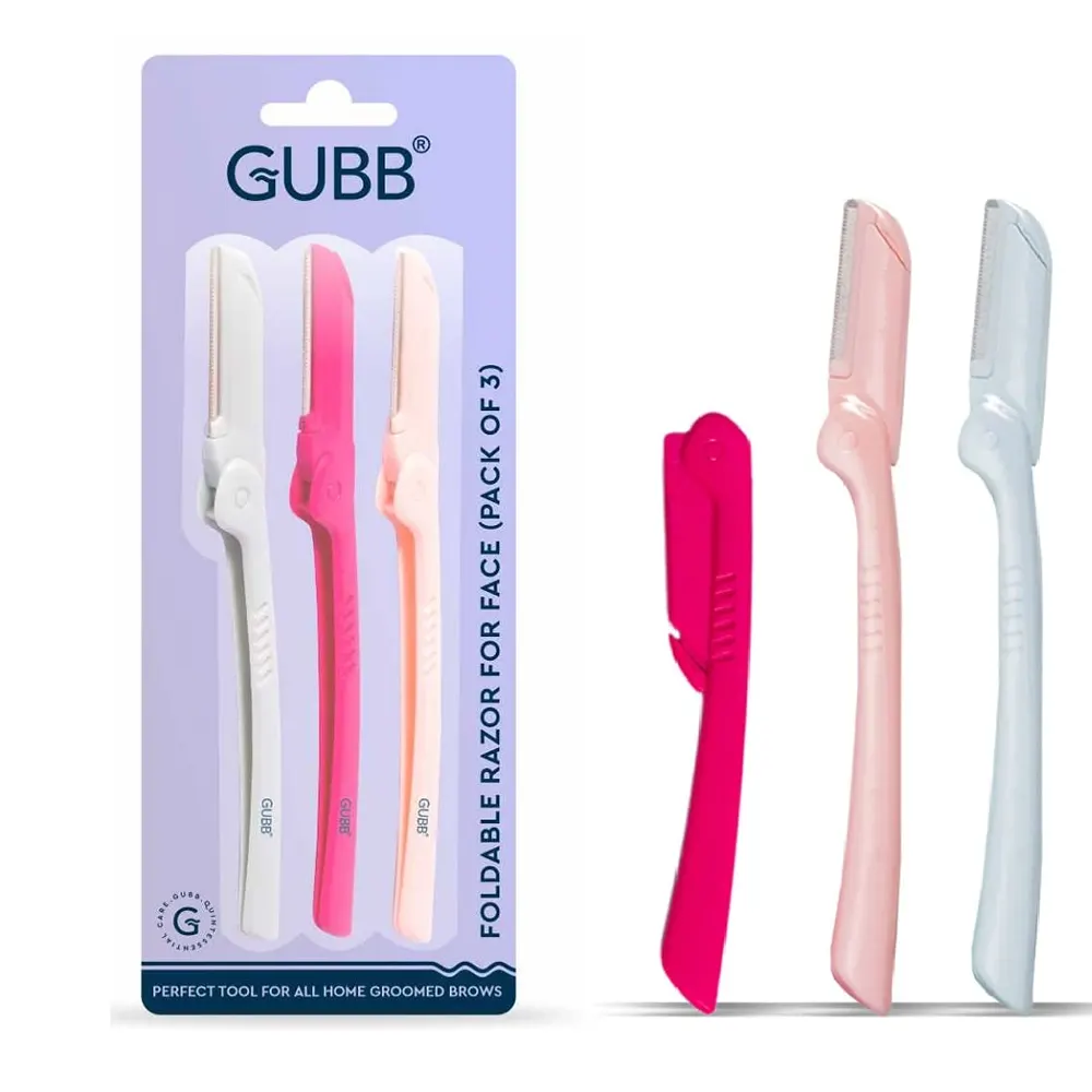 Gubb Foldable Razor For Face (Pack Of 3) 1N