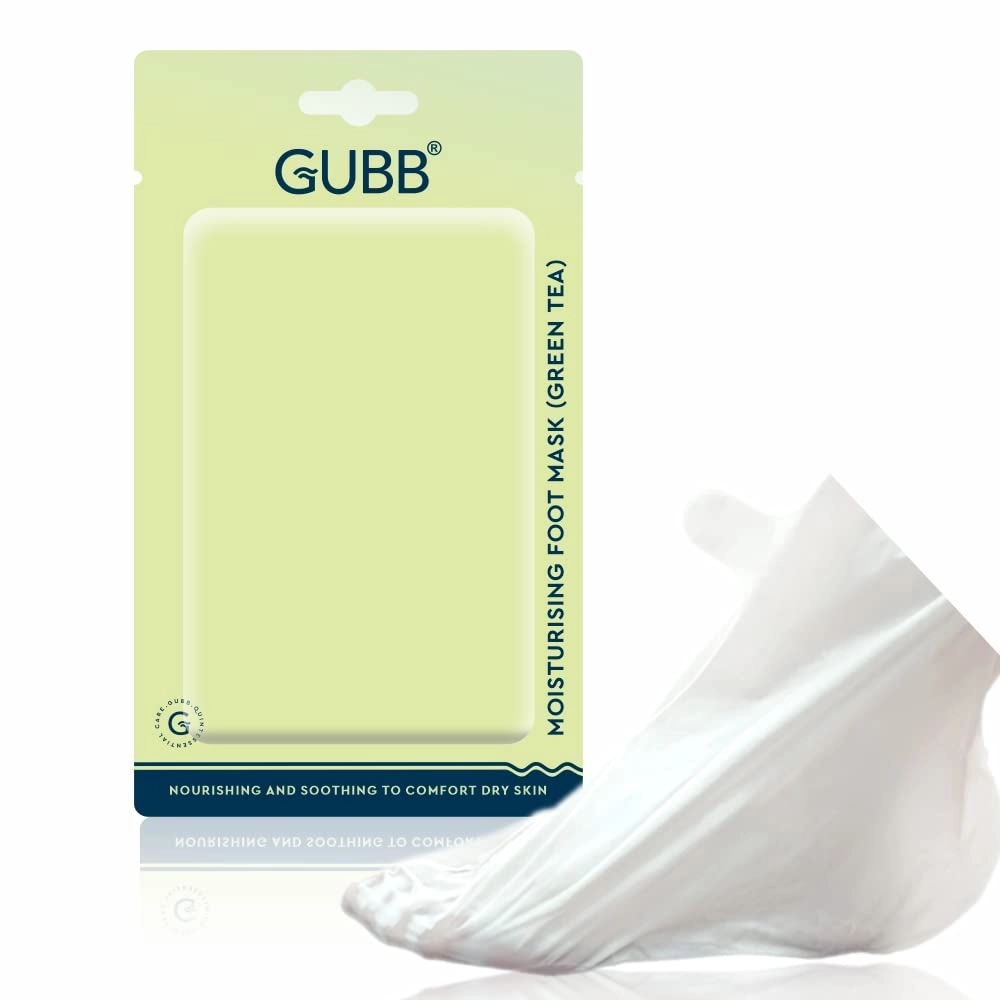 Gubb Moisturising Foot Mask Green Tea 1N