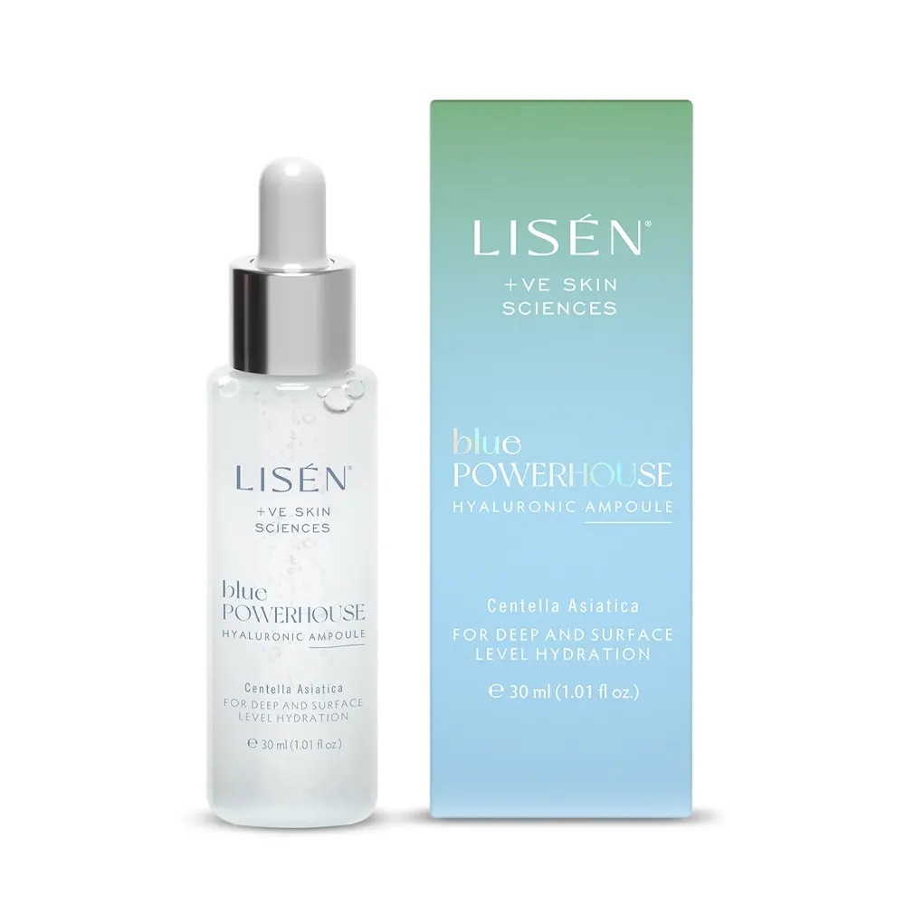 Lisen Blue Powerhouse Hyaluronic Ampoule For Deep And Surface Level Hydration 30Ml