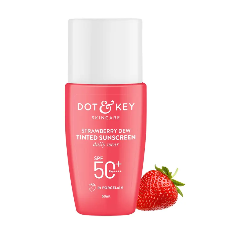 Dot & Key Strawberry Dew Tinted Sunscreen Daily Wear Spf 50 50Ml
