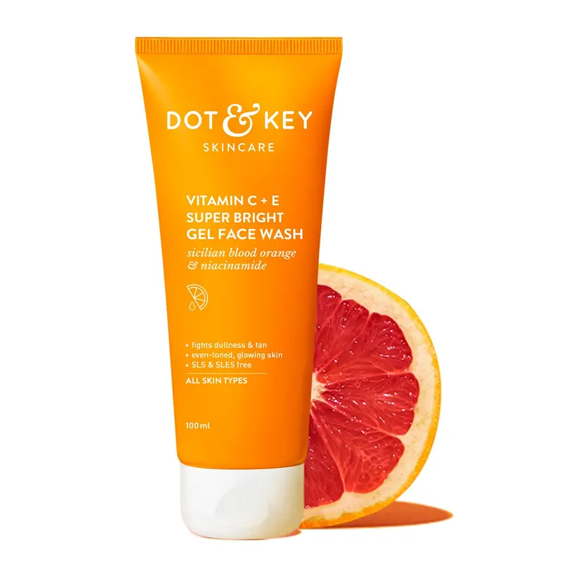 Dot & Key Vtamin C + E Super Bright Gel Face Wash 175Ml