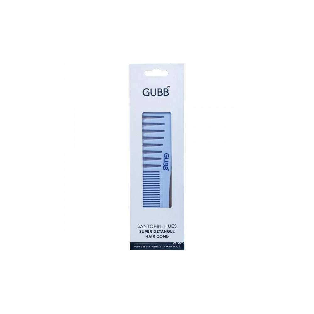 Gubb Super Detangle Hair Comb Santorini Hues Round Teeth 1N