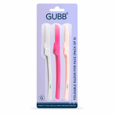 GUBB QUINTESSENTIAL GROOMING FOLDABLE RAZOR FOR FACE 3N