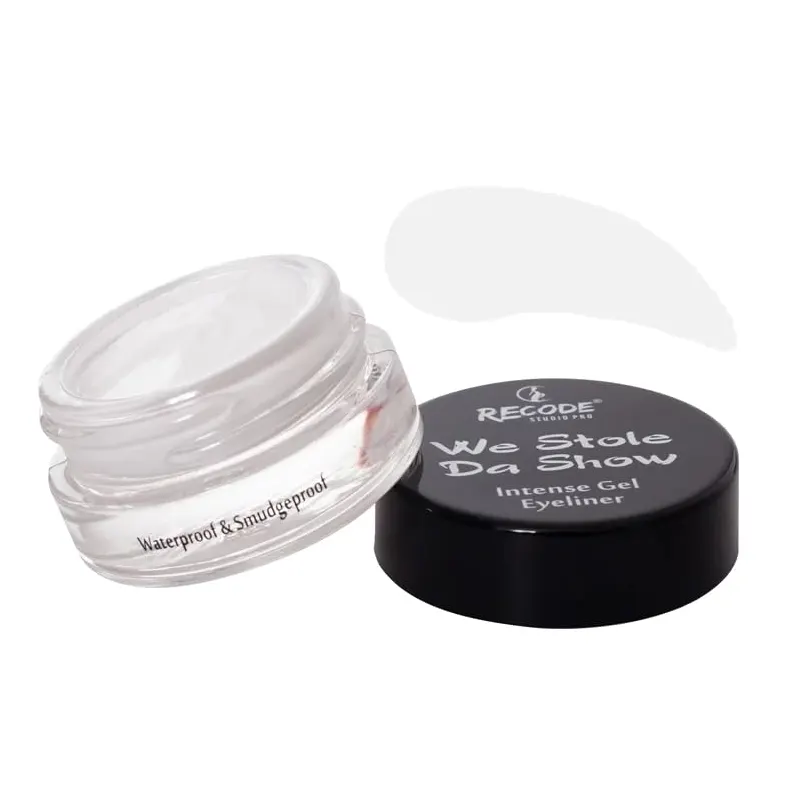 Recode Studio Pro We Stole Da Show Intense Gel Eyeliner Sensation White Waterproof & Smudgeproof 5G