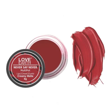 Love Earth Never Say Never Multi Pot Lips Cheek Eyelid Creamy Matte 8G