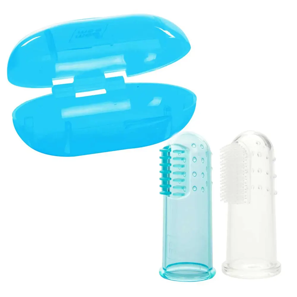 Mee Mee Unique Tooth And Gum Cleaning Finger Brush Mm 1020B Org 1N