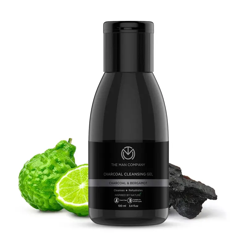 The Man Company Charcoal Bergamot Cleansing Gel 100Ml