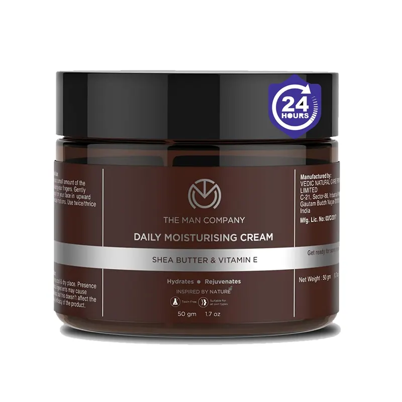 The Man Company Daily Moisturising Cream Shea Butter Vitamin E