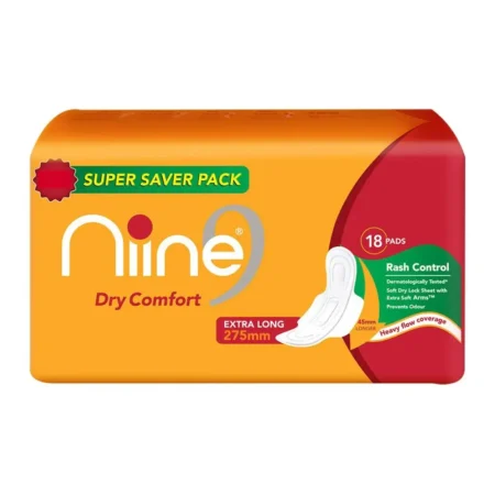 NINE DRY COMFORT RASH CONTROL REGULAR 275MM 18N