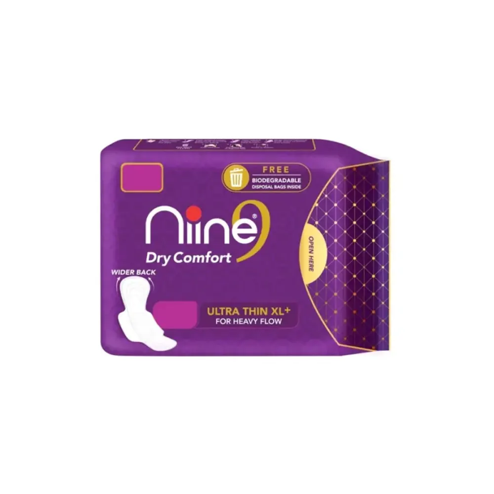 NINE DRY COMFORT ULTRA THIN XL+ 320MM 3 LAYER SHIELD 18PADS