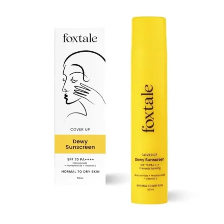 Foxtale Cover Up Dewy Sunscreen Normal To Dry Skin 50Ml
