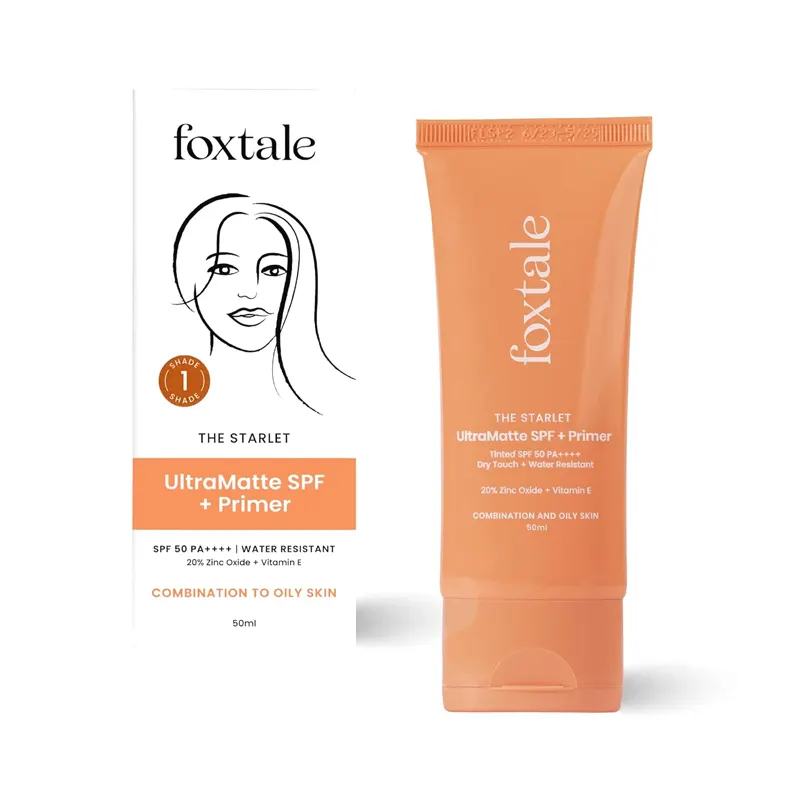 Foxtale The Starlet Ultra Matte Spf Primer Shade 1 50Ml
