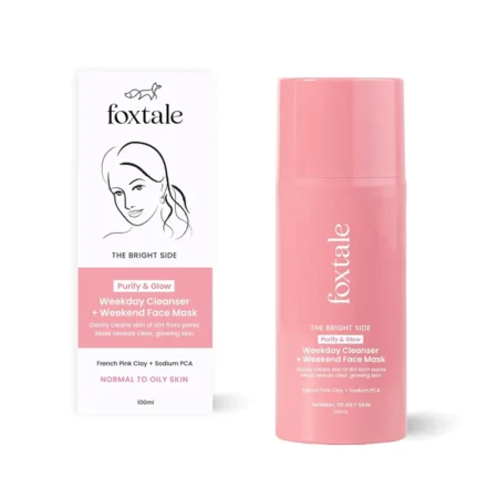 Foxtail Bright Side Purify &Amp; Glow Weekday Cleanser Weekend Face Mask 100Ml