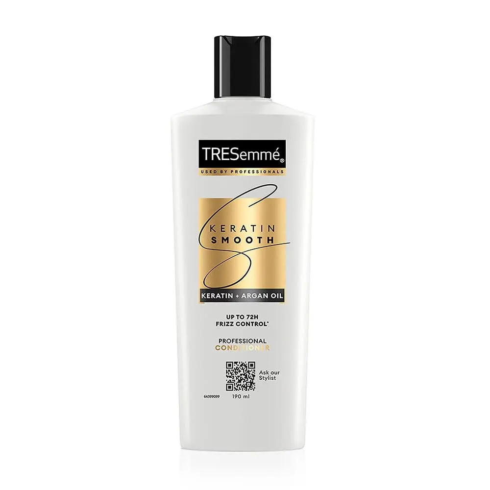 Tresemme Keratin Smooth Keratin + Argan Oil Professional Conditioner Up To 72H Frizz Control 190Ml