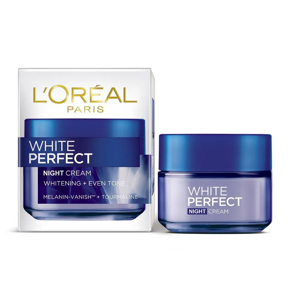 L'Oreal Paris White Perfect Night Cream Whitening + Even Tone 50Ml
