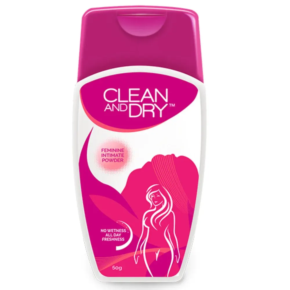 Clean &Amp; Dry Feminine Intimate Powder 50G