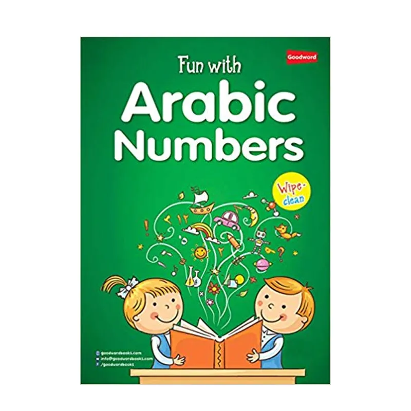 Fun With Arabic Numbers Wipe Clean (Goodword) Arabic