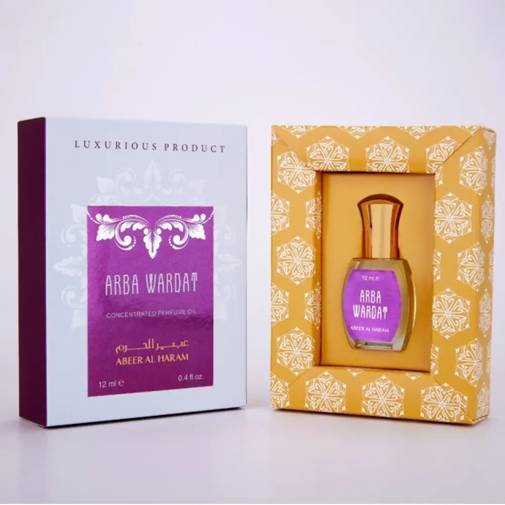 Abeer Al Haram Arba Wardat Concentrated Perfume Oil 12Ml.