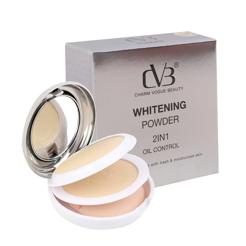 Cvb Whitening Powder 2 In 1 Oil Control 01 White Ivory 20G
