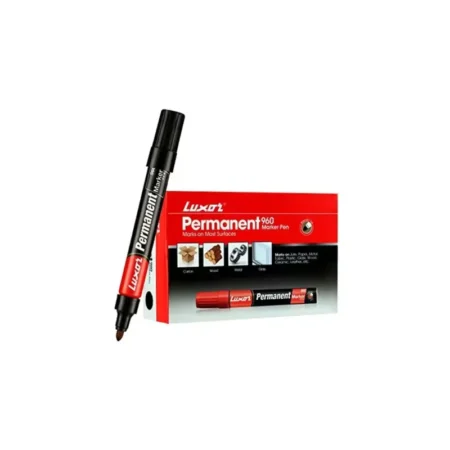 Luxor Permanent Marker Pen Bullet Tip 2.5Mm 1N