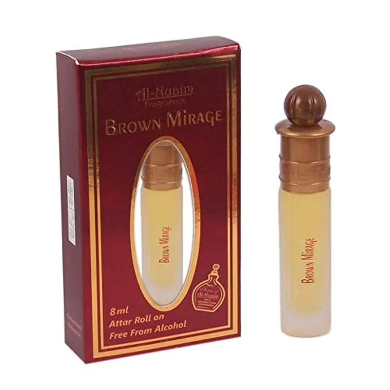 Al-Nuaim Brown Mirage Attar Roll On 6Ml